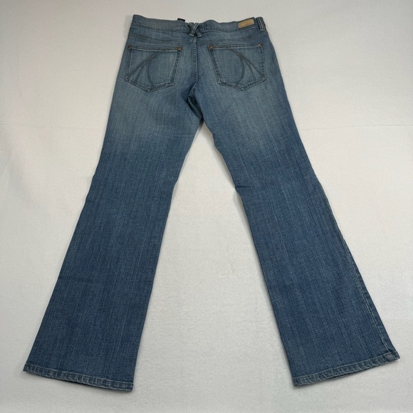 DKNY Downtown Brooklyn Bootcut Jeans Womens Juniors Size 11 Medium Blue Mid Rise - Picture 4 of 12